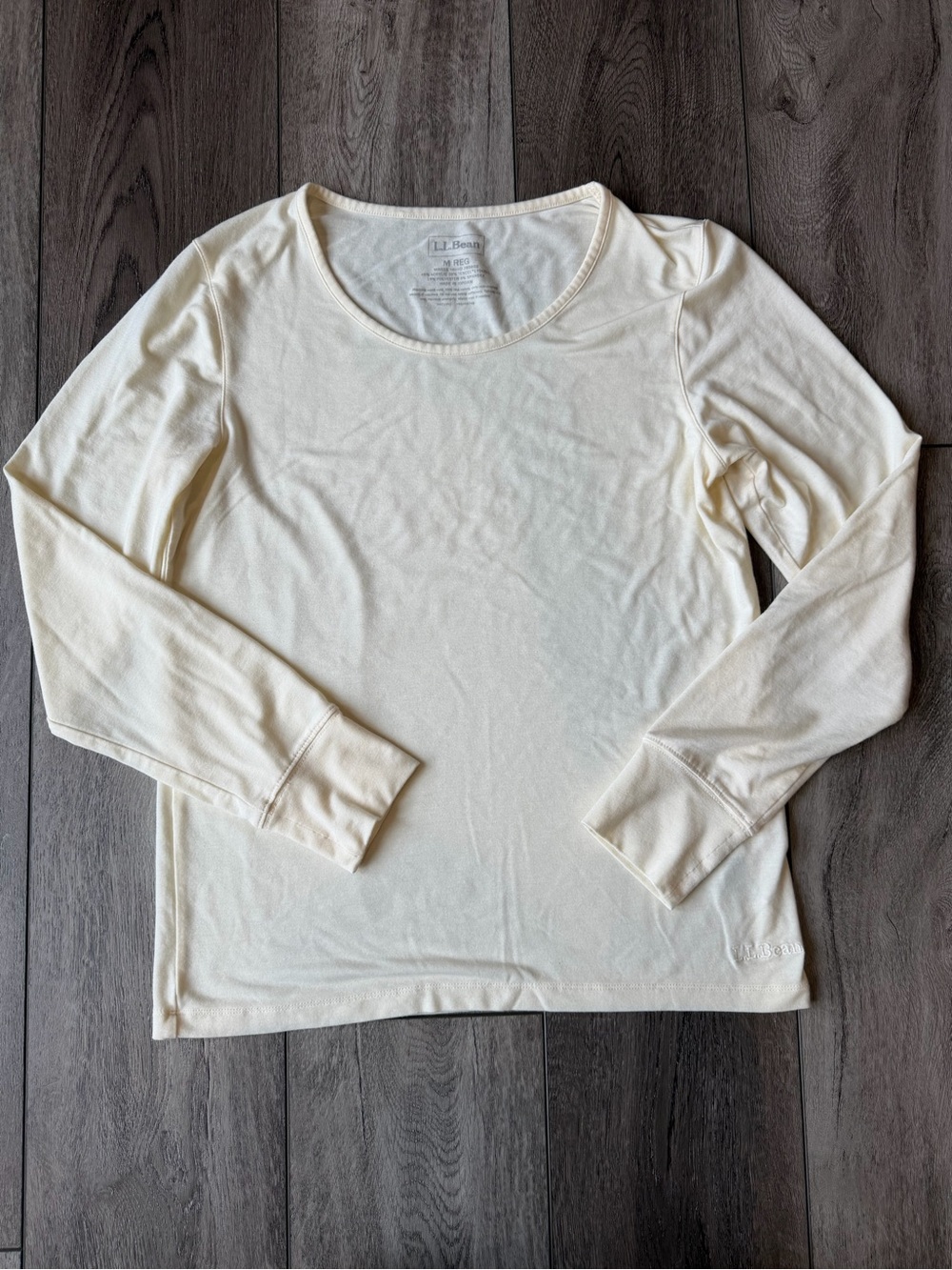 L.L. Bean- Classic Comfy Women's Long-Sleeve Layering Crewneck Top